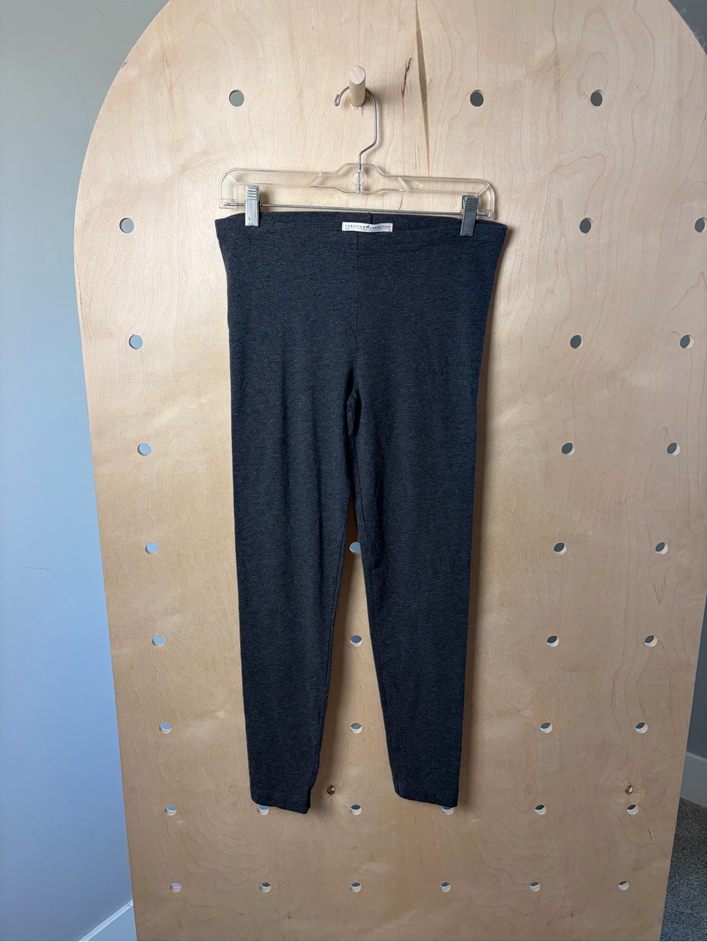Peruvian Connection Charcoal Color Pima Cotton Leggings – Size M Style: АН15-1 - Picture 2 of 6